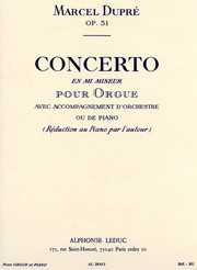 Marcel Dupré, Concerto in e minor, opus 31