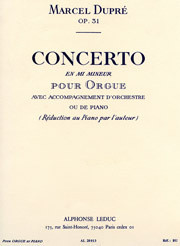 Marcel Dupré, Concerto in e minor, opus 31