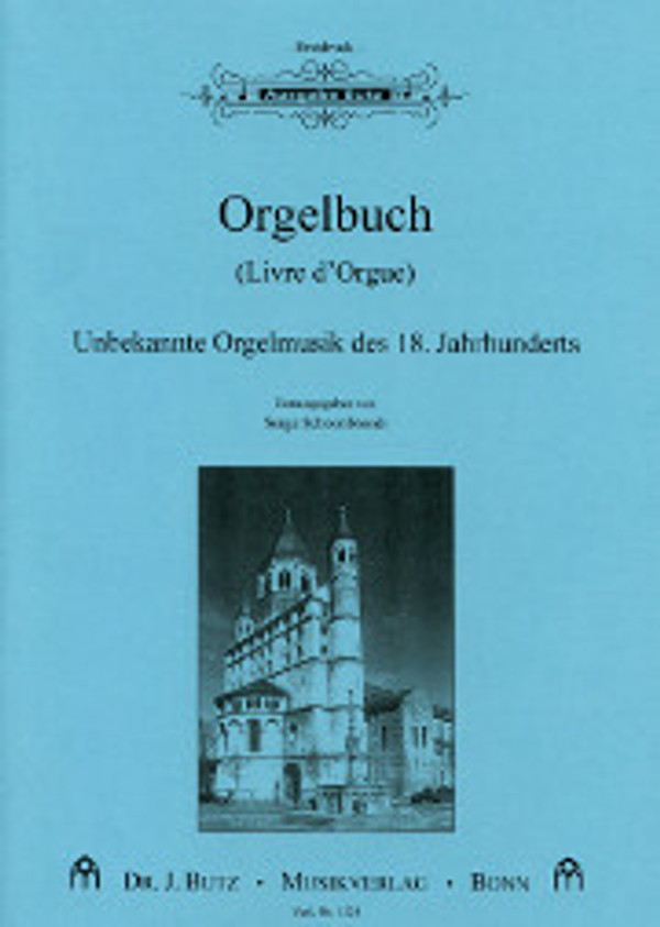 Six suites of 18th-century organ music for manuals. A wonderful variety of brief, colorful pieces from a manuscript in Königlichen Bibliothek Albert I, Brussels, Belgium

1994, Dr. J. Butz Musikverlag, 40 pgs.