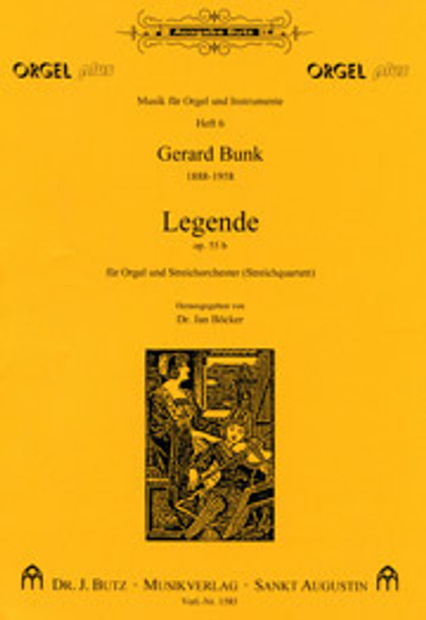 Gerard Bunk, Legende, opus 55b