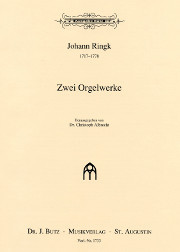 Johann Ringk, Prelude & Fugue C, Chorale Helft mir Gottes Güte preisen
