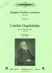 Volume V of Lemmens' collected Orgelschule of 1862; 30 very useable pieces varying in length from about 1 minute - 3 minutes.

Dr. J. Butz, 2006, easy/med, 55 pgs