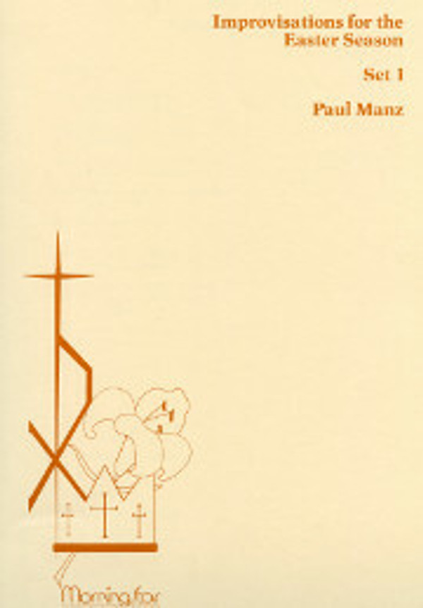 Classics improvisations by Paul Manz; 1990, Morning Star Music, 23 pgs, Easy/Med
Auf, Auf, mein Herz; Bryn Calfaria; Christ lag in Todesbanden; Easter Hymn; Gelobt sei Gott; Jesus, meine Zuversicht; Lasst uns erfreuen; Noel Nouvelet; Sonne der Gerechtigket