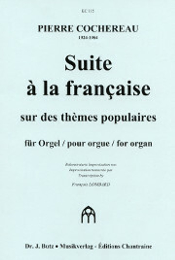 Pierre Cochereau, Suite à la Française sur des thèmes populaires