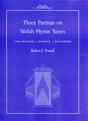 Robert J. Powell, Three Partitas on Welsh Hymn Tunes