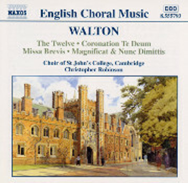 Recorded in 2001 by the choir of St. John's College, Cambridge
Christopher Robinson, Director; Christopher Whitton, Organist