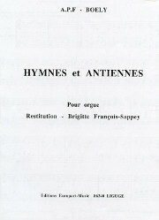  Alexandre Pierre François Boëly, Hymnes et Antiennes