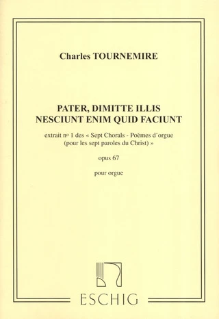 The first of seven organ chorales based on the seven last words of Christ; "Father, forgive them, for they know not what they do."
Med-Diff/16 pgs, Hal Leonard