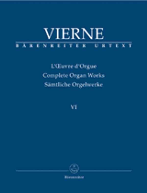 Louis Vierne, Complete Organ Works, Volume 6