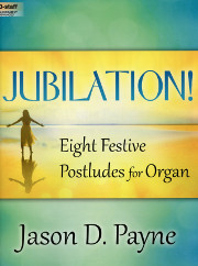 Jason D. Payne has composed eight joyous and festive postludes for organ that will excite your congregation. Contents:  Jubilation  Postlude on "Hymn to Joy" Postlude on "Coronation" Postlude on "Lancashire" Postlude on "Hyfrydol" Postlude on "St. George's Windsor" Postlude on "Webb" Trumpet Tune
Lorenz Publishing, 2014; 40 pgs, softcover; moderately advanced