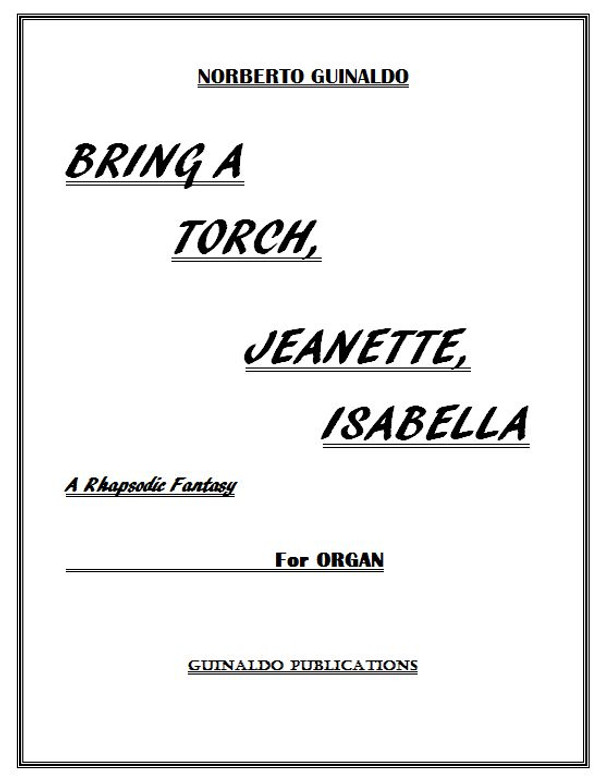 A delightful fantasy setting of the familiar French carol that includes tempo and key variations, making for a fresh setting. Medium difficulty; 10 pgs, 2009