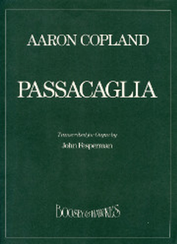 Aaron Copland, Passacaglia
