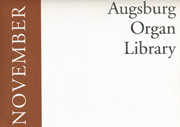 Augsburg Organ Library: November