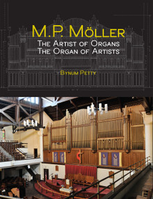 M.P. Möller was the largest organ company in the world and built more pipe organs than any other organ builder in history. Documenting such an enterprise is a formidable task that has been admirably achieved by Bynum Petty, the OHS’s former archivist. This revised and enlarged second edition of his original study of the company, An Organ a Day, traces its beginning in 1854 to its eventual sale in January,1993. A wealth of archival photographs illustrates every facet of the company, including its most important instruments. Many detailed stoplists of the largest organs, a transcript of M.P. Möller’s 1921 diary, and a complete catalogue of Möller Artiste player organ rolls are included. The last of 24 appendixes is a complete Geographical Index of the company’s 11,850 organs.

OHS Press, 2023; 402 pgs. hardcover