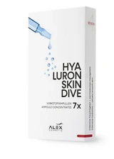 Alex Cosmetic - Hyaluron Skin Dive – Bộ ampoule Hyaluronic Acid cấp ẩm chuyên sâu (7 ống)