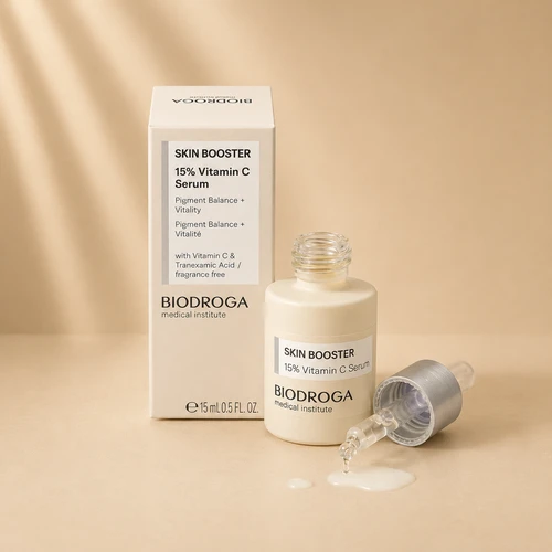 Biodroga Medical Skin Booster 15% Vitamin C Serum for brightening and antioxidant care