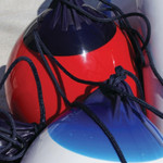  Ocean 52 x 68cm R4 Round Buoy Fender White/Blue 