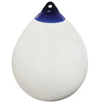  Ocean 88 x 112cm R6 Round Buoy Fender White/Blue 