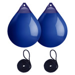 Polyform 85 x 112cm A6 Round Buoy Fender Bundle Blue (2 Pack)