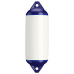  Polyform 22 x 61cm F2 Cylindrical Fender Bundle White/Blue (8 Pack) 