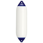  Polyform 29 x 109cm F6 Cylindrical Fender Bundle White/Blue (4 Pack) 