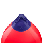  Polyform 110 x 142cm A7 Round Buoy Fender Bundle Red (2 Pack) 