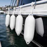 Harrington Marine Harrington 21 x 58cm SIze 3 Cylindrical Fender White 