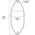 Harrington Marine Harrington 21 x 58cm Size 3 Cylindrical Fender Bundle White/Navy (4 Pack) 