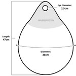 Harrington Marine Harrington 36 x 47cm Round Buoy Fender Bundle Navy (2 Pack) 