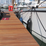 Anchor Marine 23 x 75cm Standard Cylindrical Fender Black