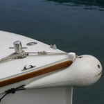 Anchor Marine 31 x 20 x 48cm Bulbous Bow Fender White