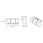  Dan Fender Short Multi Dock Fender Navy 