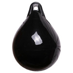  Majoni 35 x 48cm Size 35 Round Buoy Fender Bundle Black (2 Pack) 