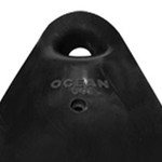  Ocean 12 x 40cm U1 Utility Cylindrical Fender Black 