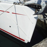 Ocean Blade Cruiser/Racer Bow Fender White 104 x 12cm