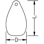  Anchor Marine 18 x 28cm Chubby Fender Royal Blue 