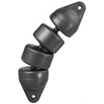  Plastimo 15 x 60cm Articulated Rib Fender With Rope Black 