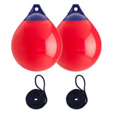  Polyform 46 x 58cm A3 Round Buoy Fender Bundle Red (2 Pack) 