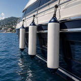 Harrington Marine Harrington 19 x 101cm Size 5 Cylindrical Fender White/Navy 