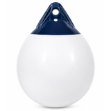 Harrington 48 x 61cm Round Fender White/Navy