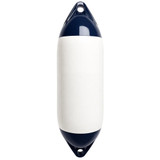 Harrington 11 x 30cm Size 1 Cylindrical Fender Bundle White/Navy (4 Pack)