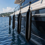 Harrington Marine Harrington 19 x 101cm Size 5 Cylindrical Fender Bundle Black (4 Pack) 