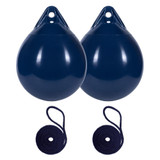 Harrington Marine Harrington 48 x 61cm Round Buoy Fender Bundle Navy (2 Pack) 