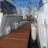  Anchor Marine  31 x 91cm Standard Cylindrical Fender White 