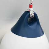  Anchor Marine 18 x 65cm Standard Cylindrical Fender White/Blue 