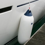  Anchor Marine 23 x 75cm Standard Cylindrical Fender White/Blue 