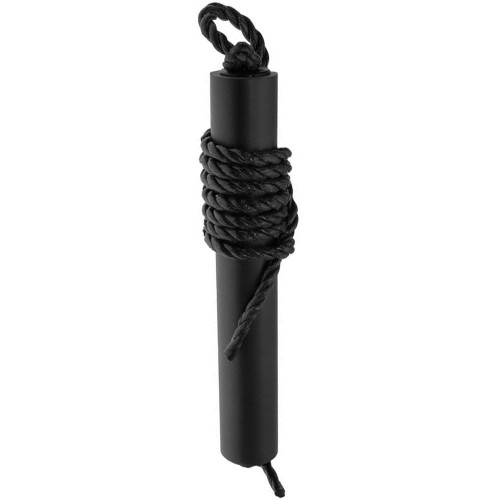 Fender Outlet Value Tubular Fender with Rope Black 5.5 x 34cm 