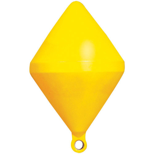 Nuova Rade Bi-Conical 80cm Foam Filled Marker Buoy Yellow 