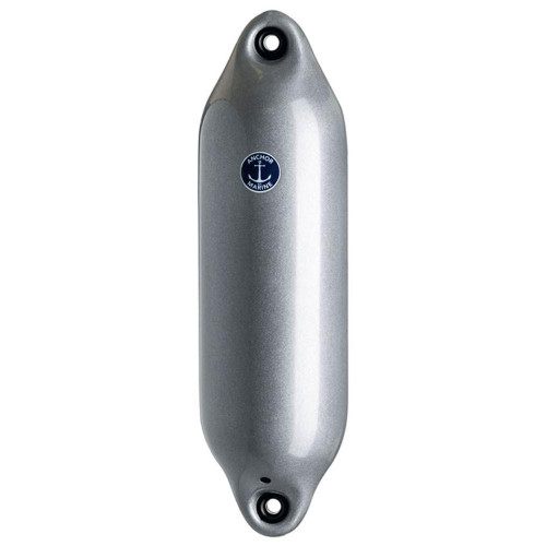  Anchor Marine 15 x 55cm Standard Cylindrical Fender Metallic Silver 