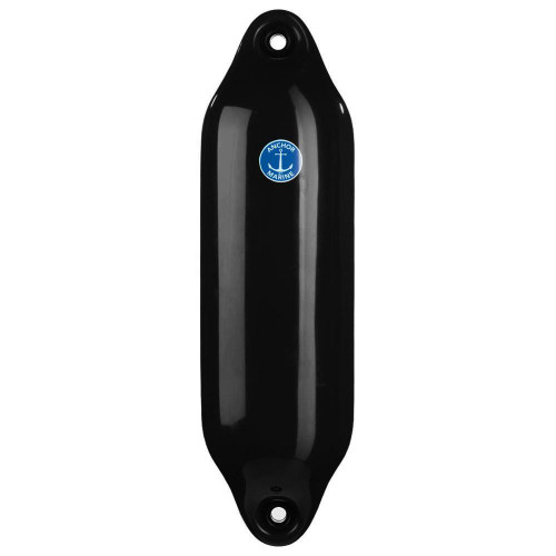  Anchor Marine 11 x 40cm Standard Cylindrical Fender Black 